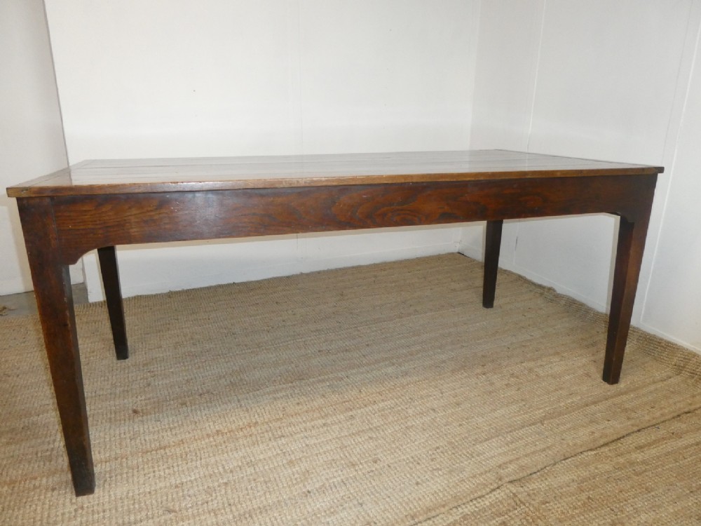 English 18th Century Oblong Refectory Oak Table