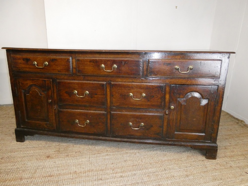 English 18thC Oak Dresser