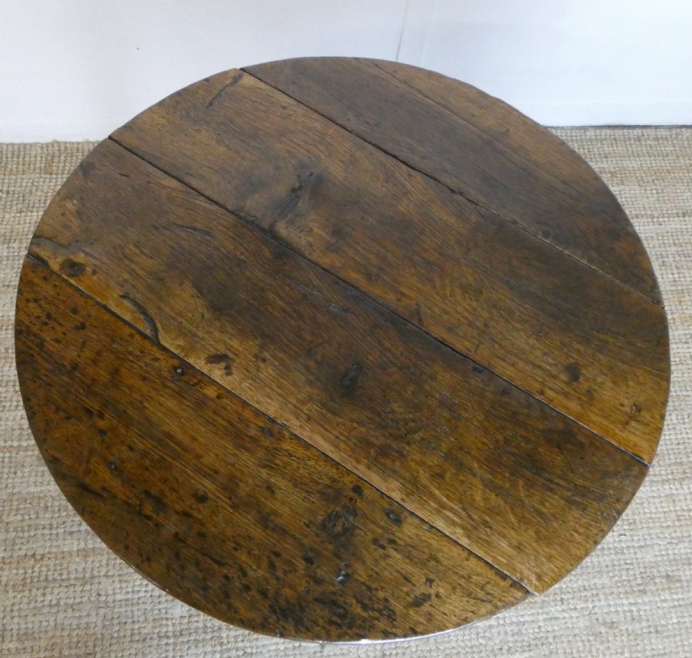 18th Century Oak Cricket Table View II