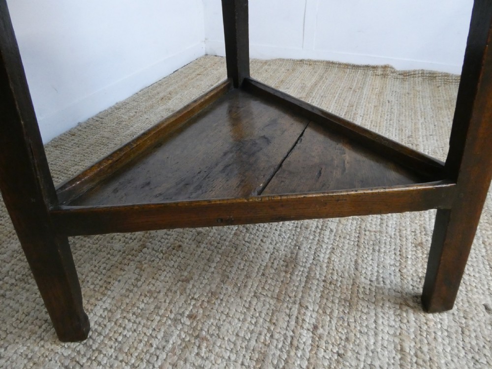 18th Century Oak Cricket Table View V