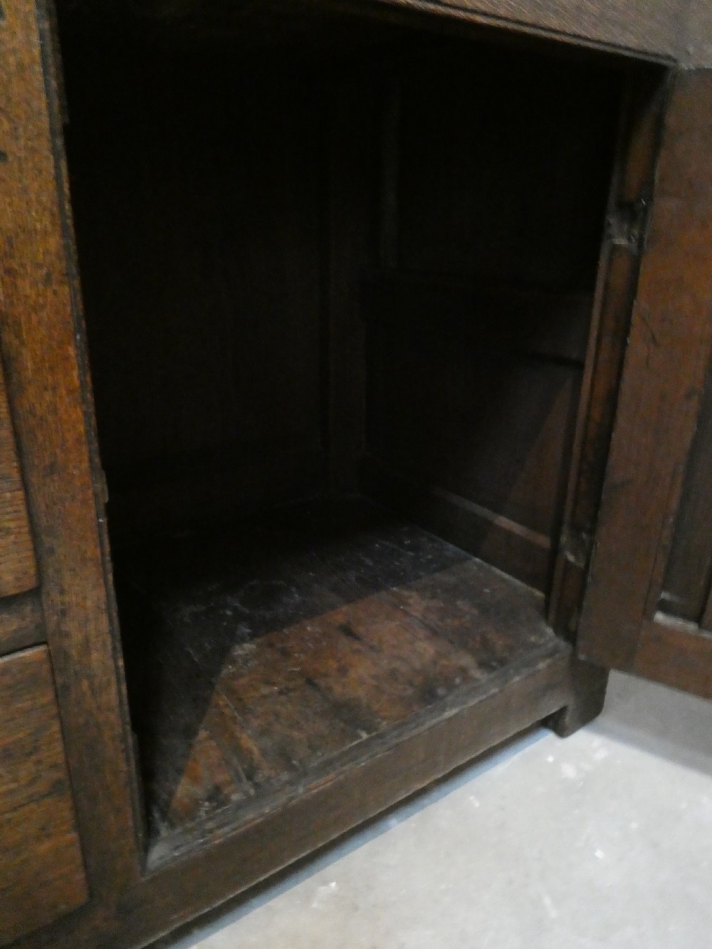 Neat English 18thC Oak Dresser View IV