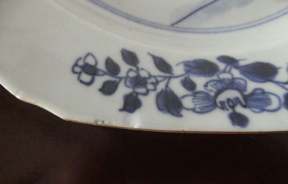 18th Century Octagonal Chinese Plate View III
