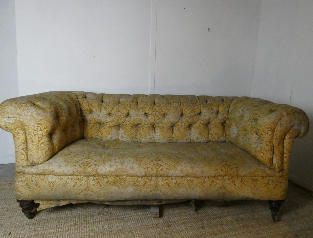 19thC Chesterfield Sofa View IX