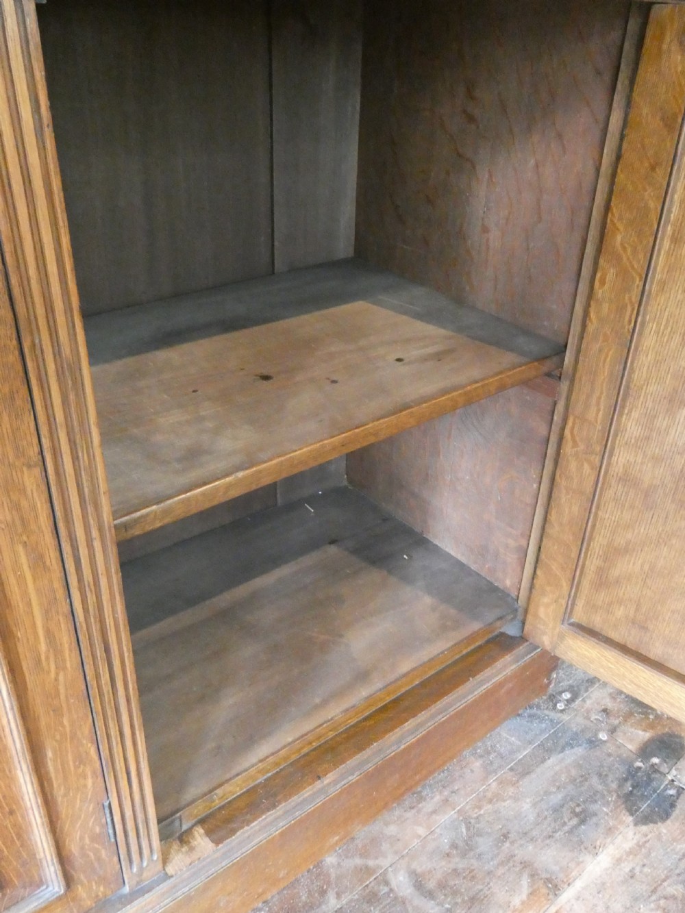 Scottish 19thC Oak Bookcase View IV