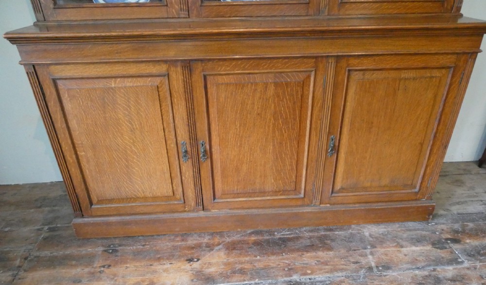 Scottish 19thC Oak Bookcase View V