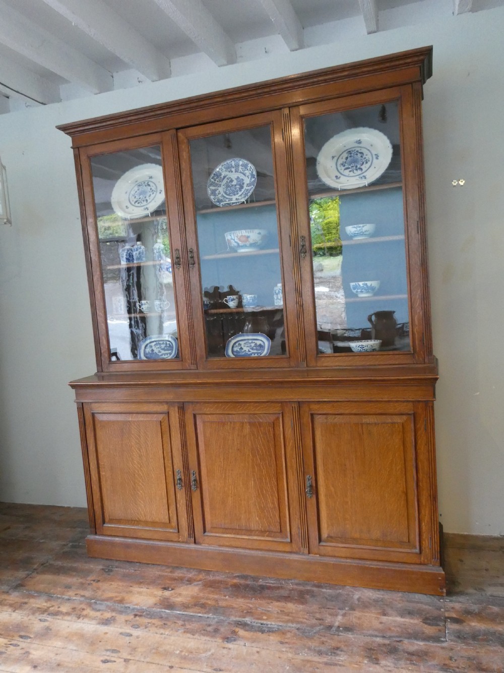 Scottish 19thC Oak Bookcase View XII