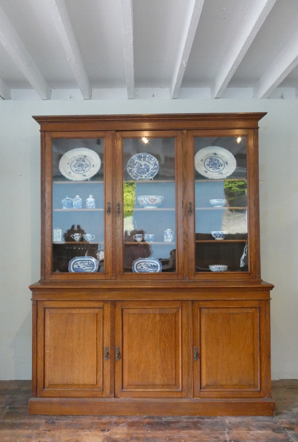 Scottish 19thC Oak Bookcase View XIII
