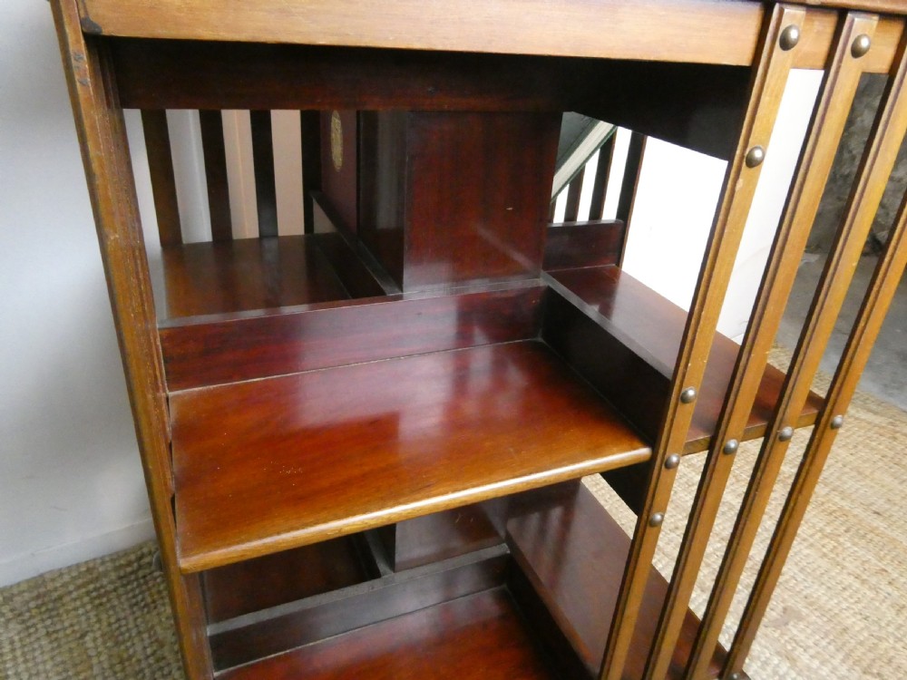 Strong Metal Base Revolving Bookcase View V