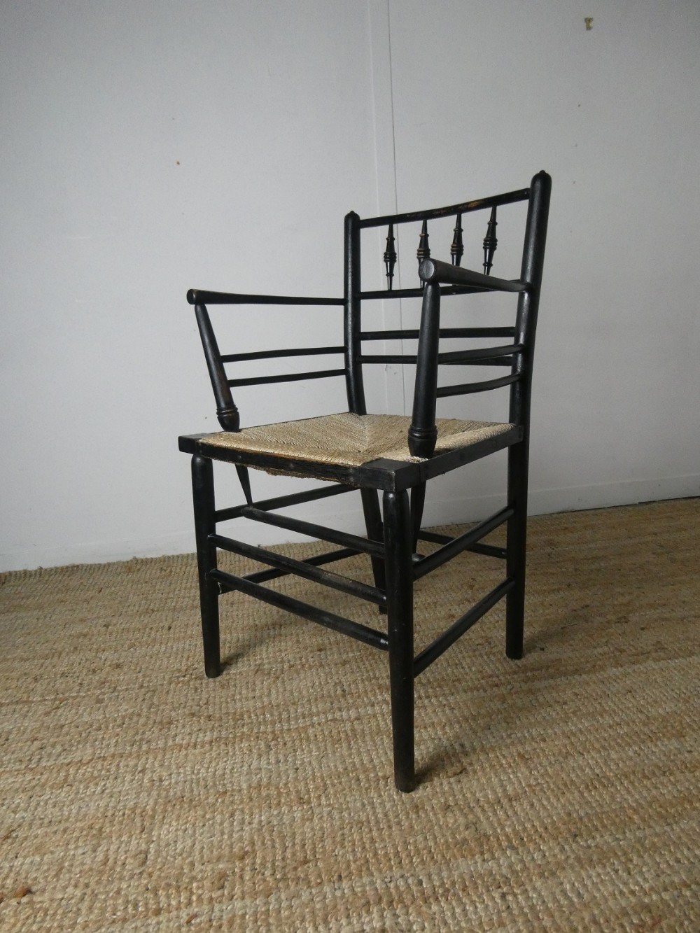 19thC Morris & Co Sussex Chair