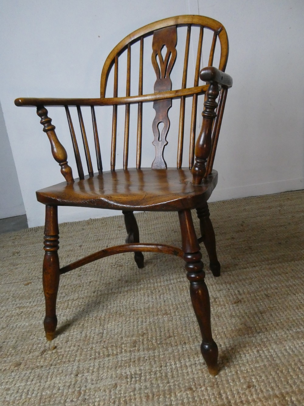 19thC Ash & Elm Windsor Chair