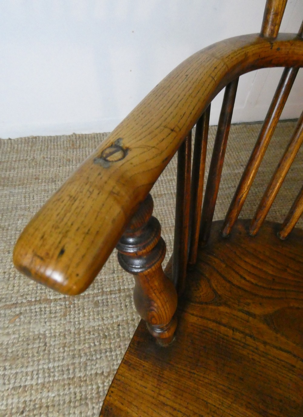 19thC Ash & Elm Windsor Chair View IV