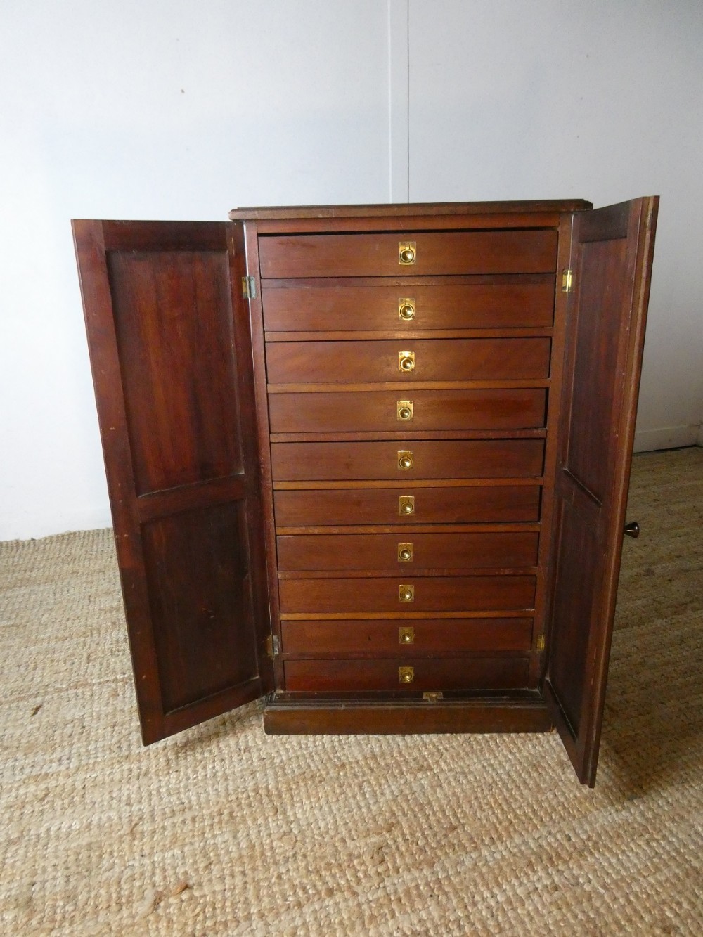 1900s Collectors Cabinet