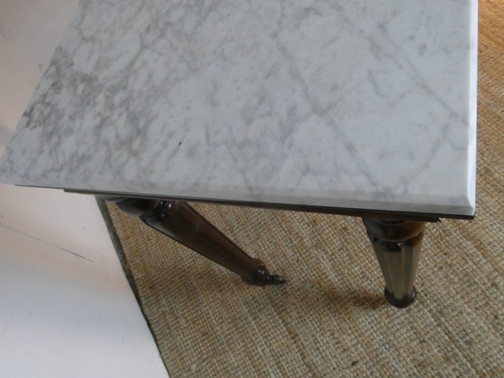 Fine Regency Marble Top Console Table View V