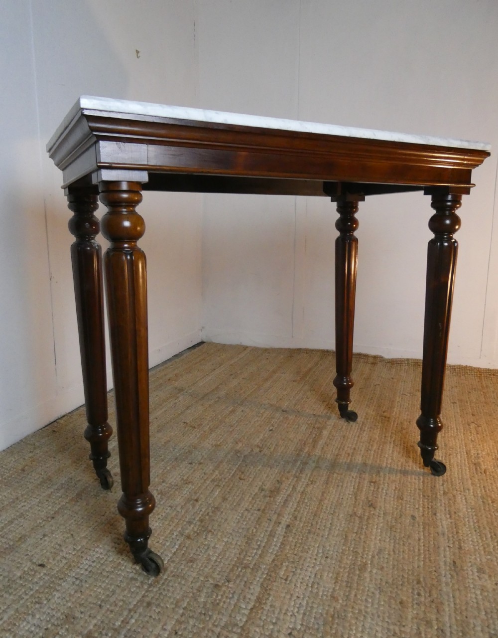 Fine Regency Marble Top Console Table View X
