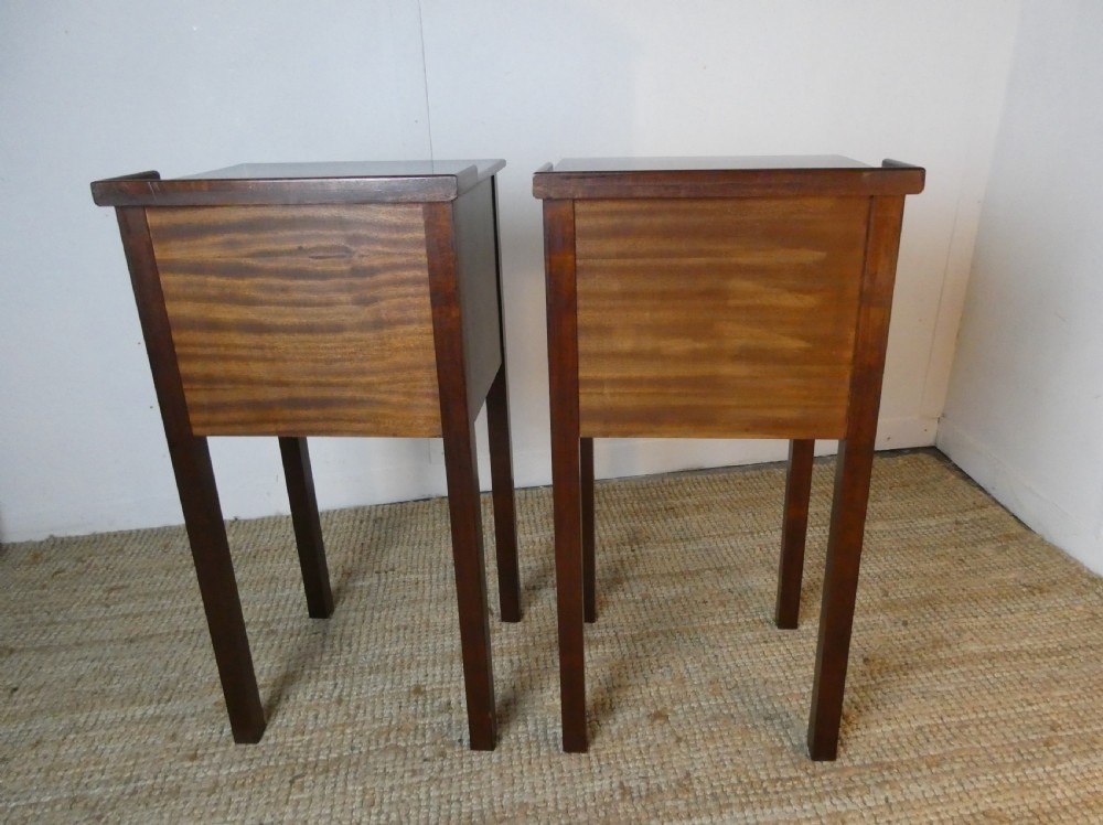 Quality Pair Bedside Cabinets View IX
