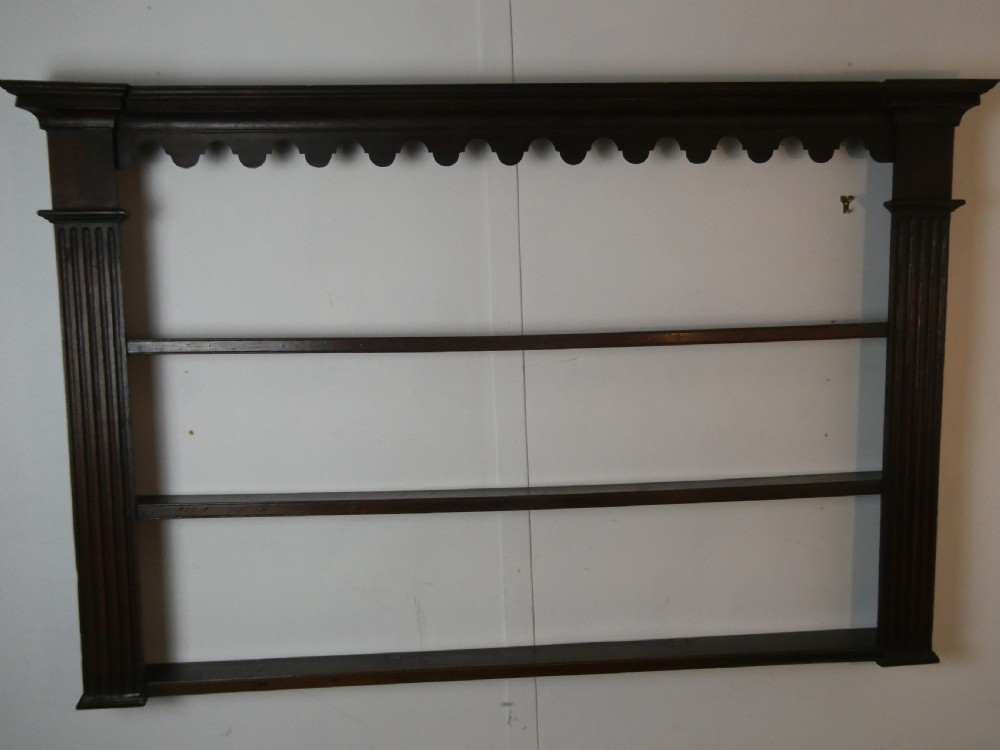 Antique 18thC Delft Wall Rack View X