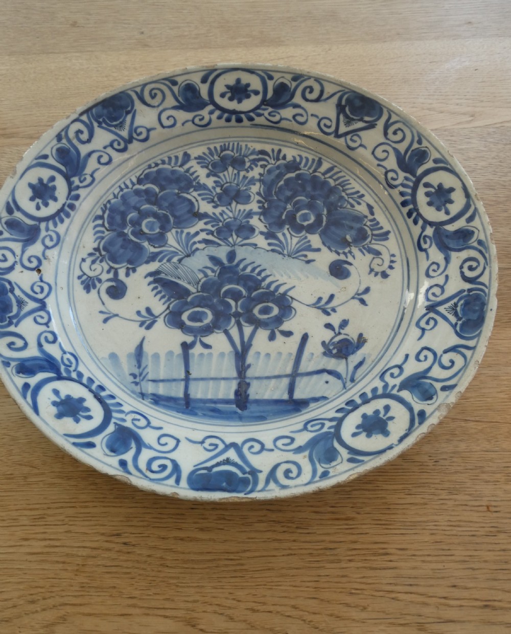 Pair 18thC Dutch Delft Chargers View III