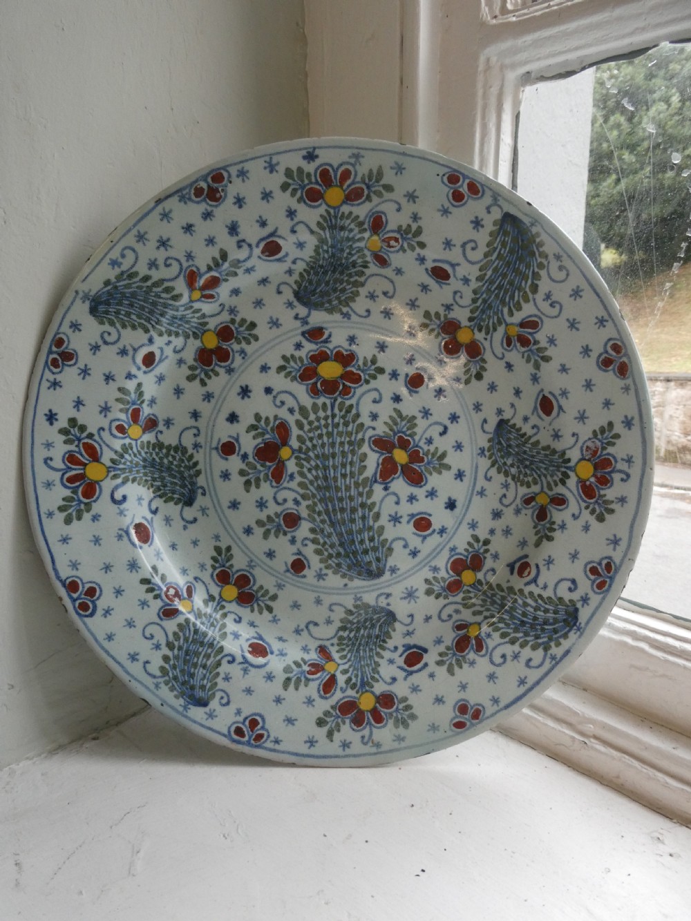 Large French Faience Plate