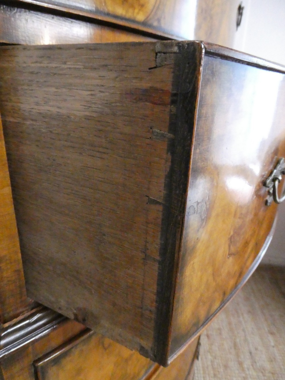 1920's Burr Walnut Chest on chest View IX