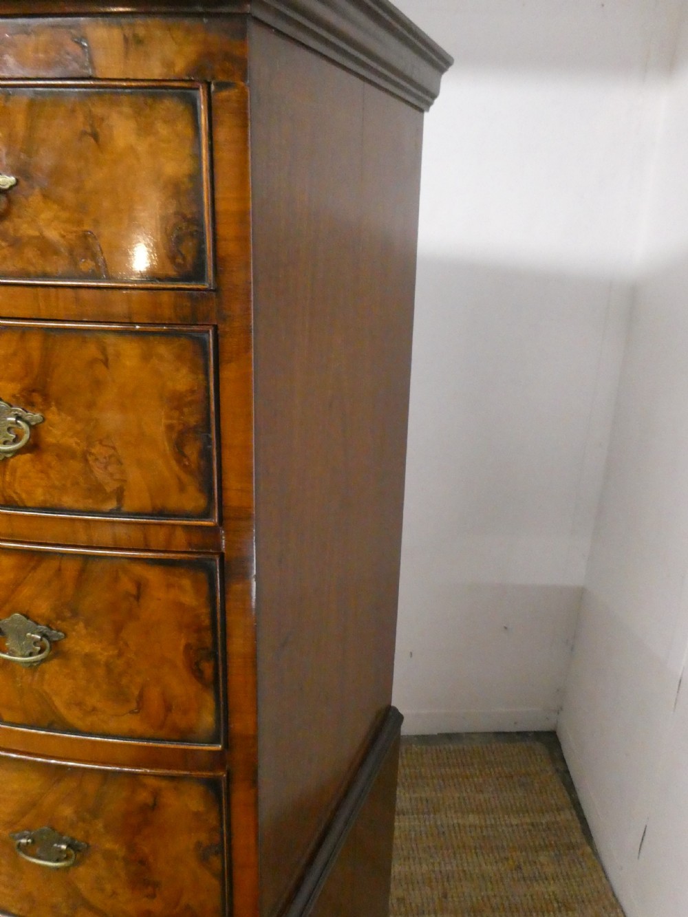 1920's Burr Walnut Chest on chest View X