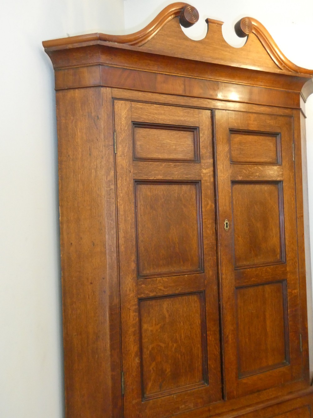 Early 19thC Oak Corner Cabinet View III