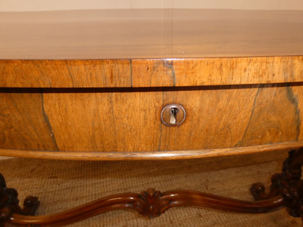 19thC Shaped Centre Table View V