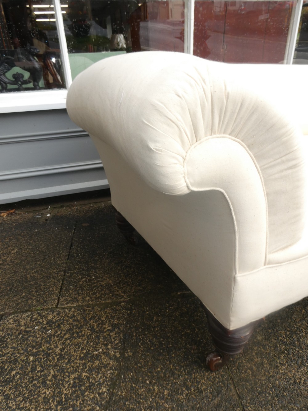 19thC Chesterfield Sofa View V