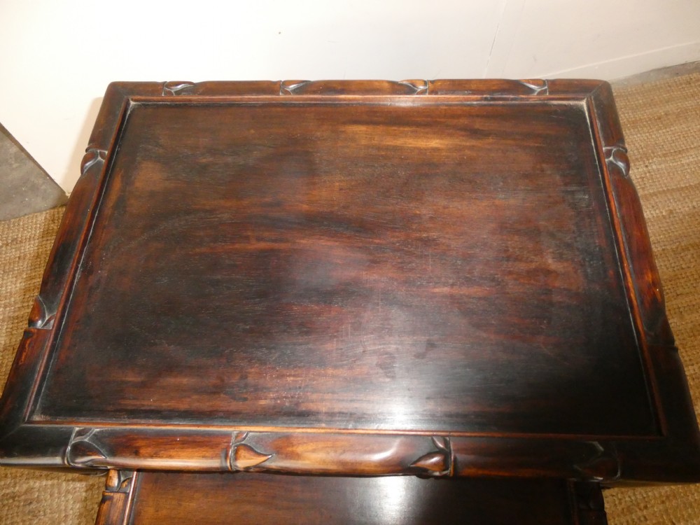 Chinese Hardwood Nest of Four Tables View VII