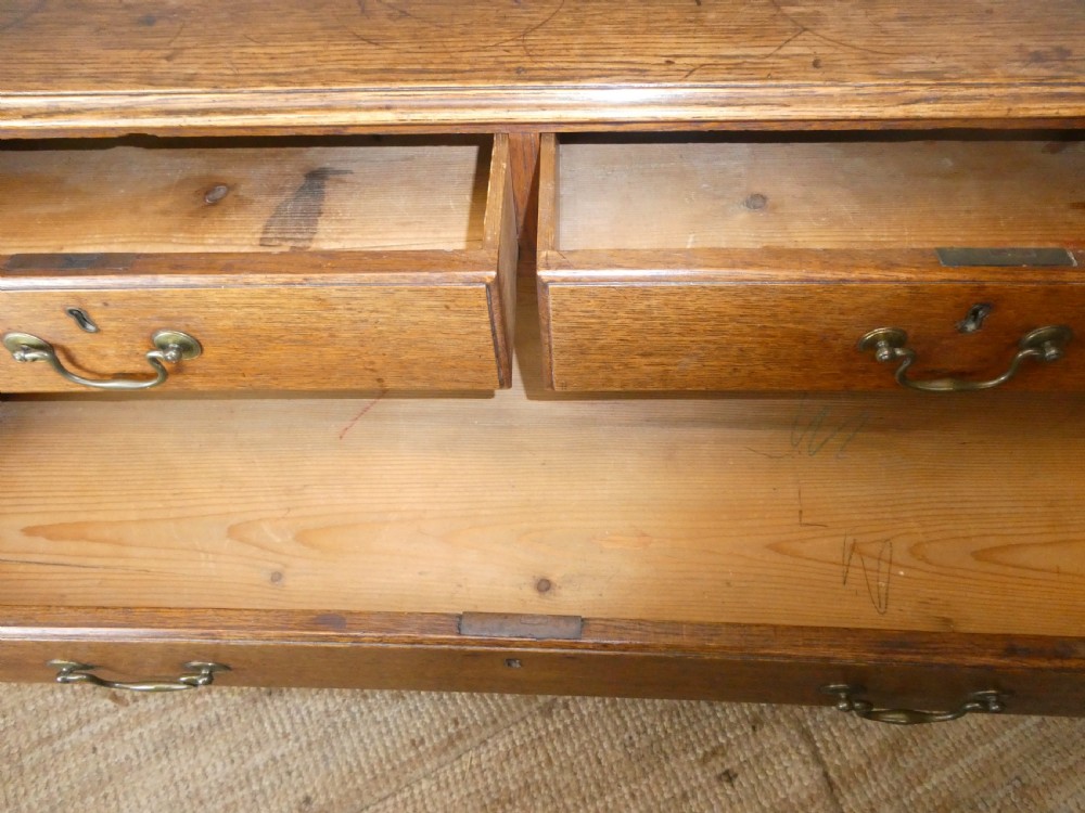 18thC Oak Chest of Drawers View X