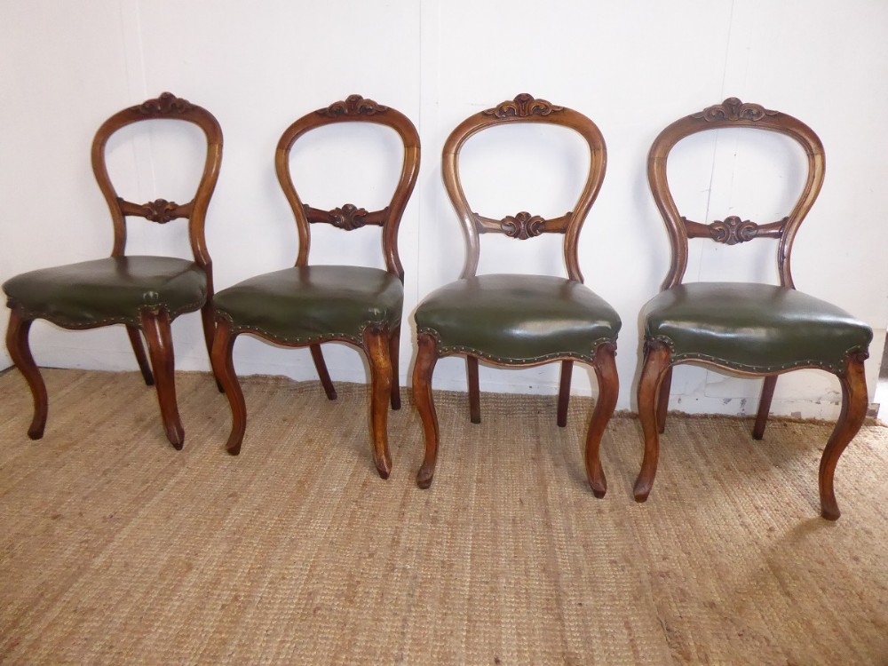 Set of 4 19thC Dining Chairs