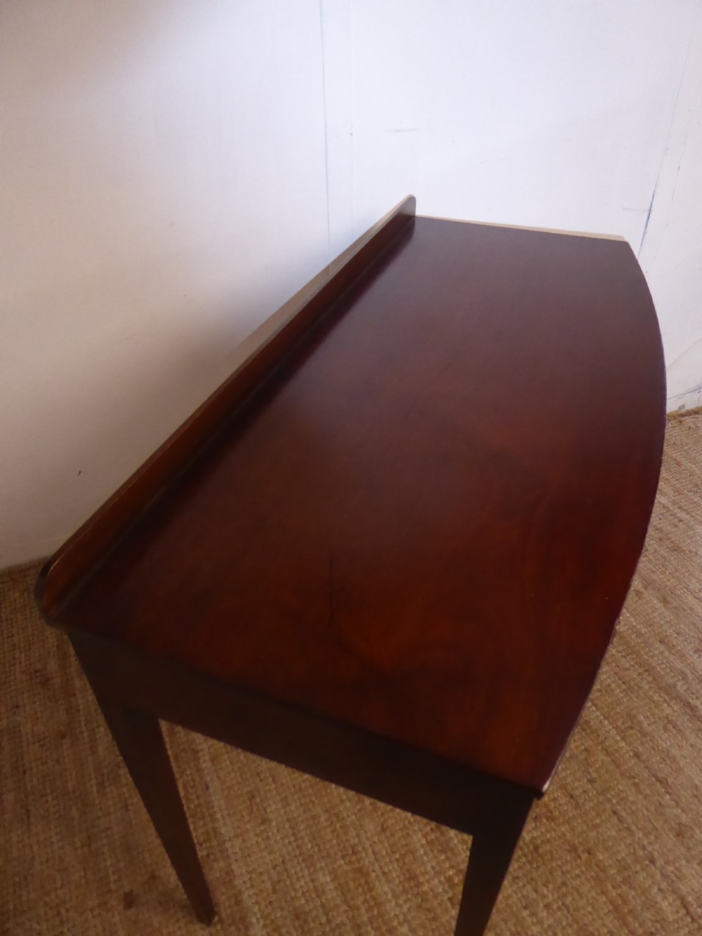 18thC Bow Front Side Table View IV