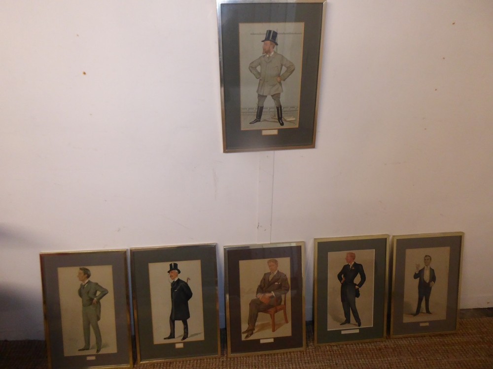 Six Early 20thC Spy Prints