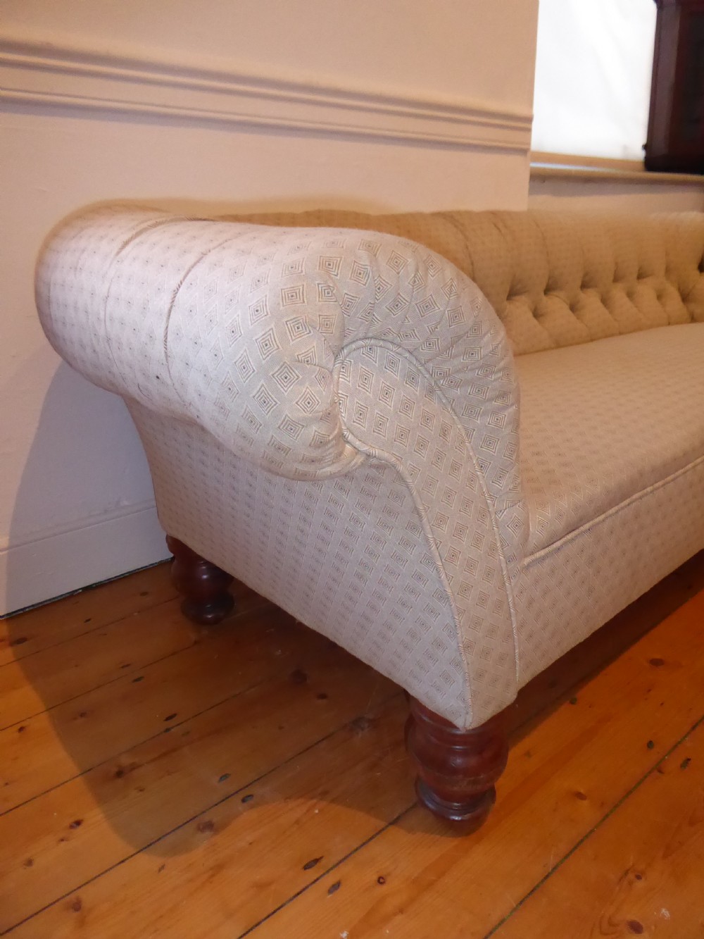 19thC Chesterfield Sofa View IV