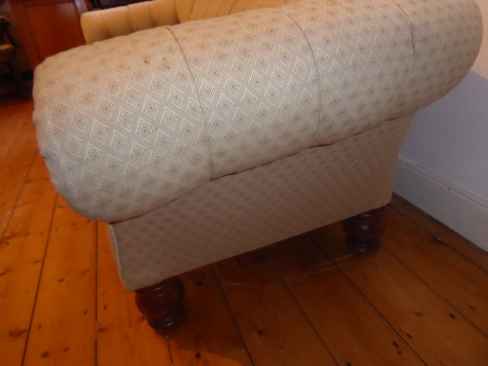 19thC Chesterfield Sofa View VI
