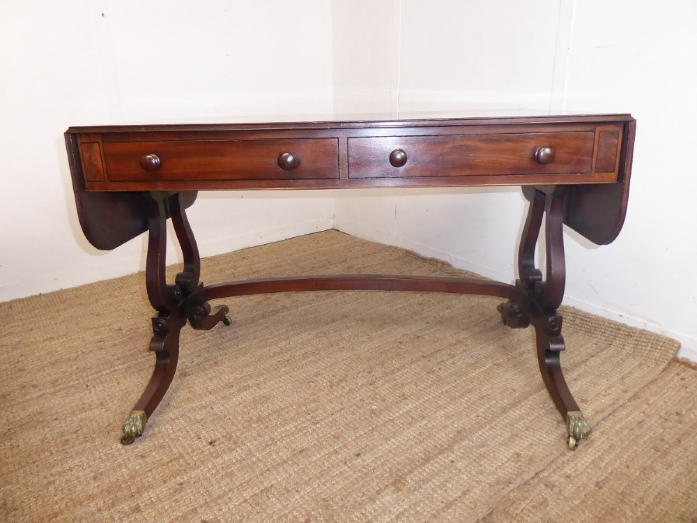 English 1800s Sofa Table