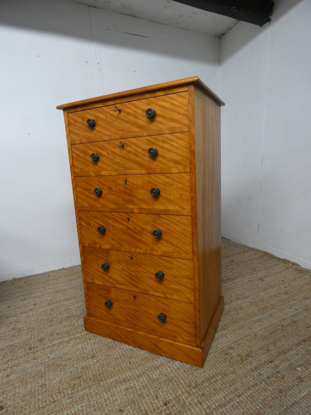 Narrow 19th Century Chest of Drawers