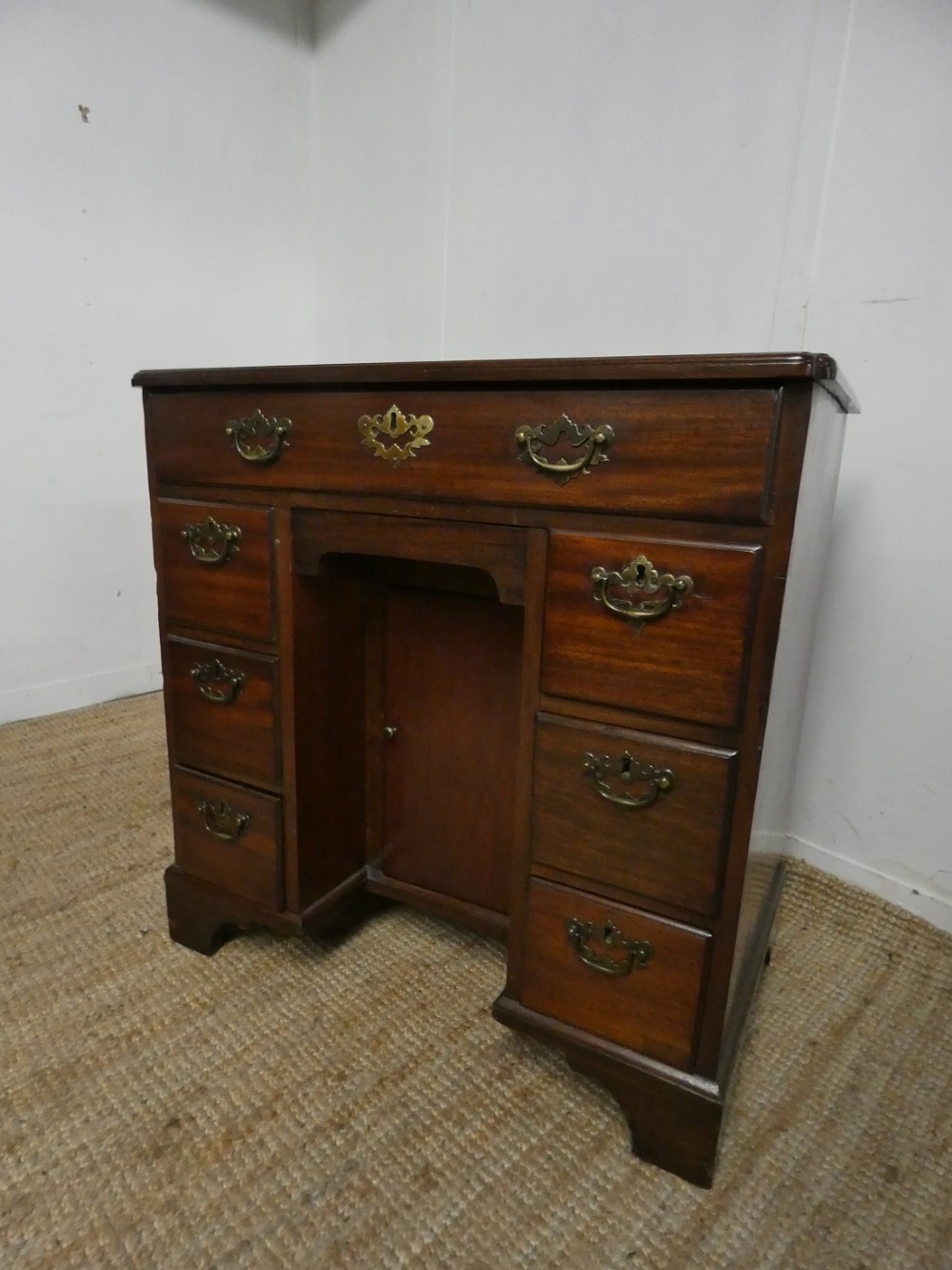 Small Georgian Kneehole Desk