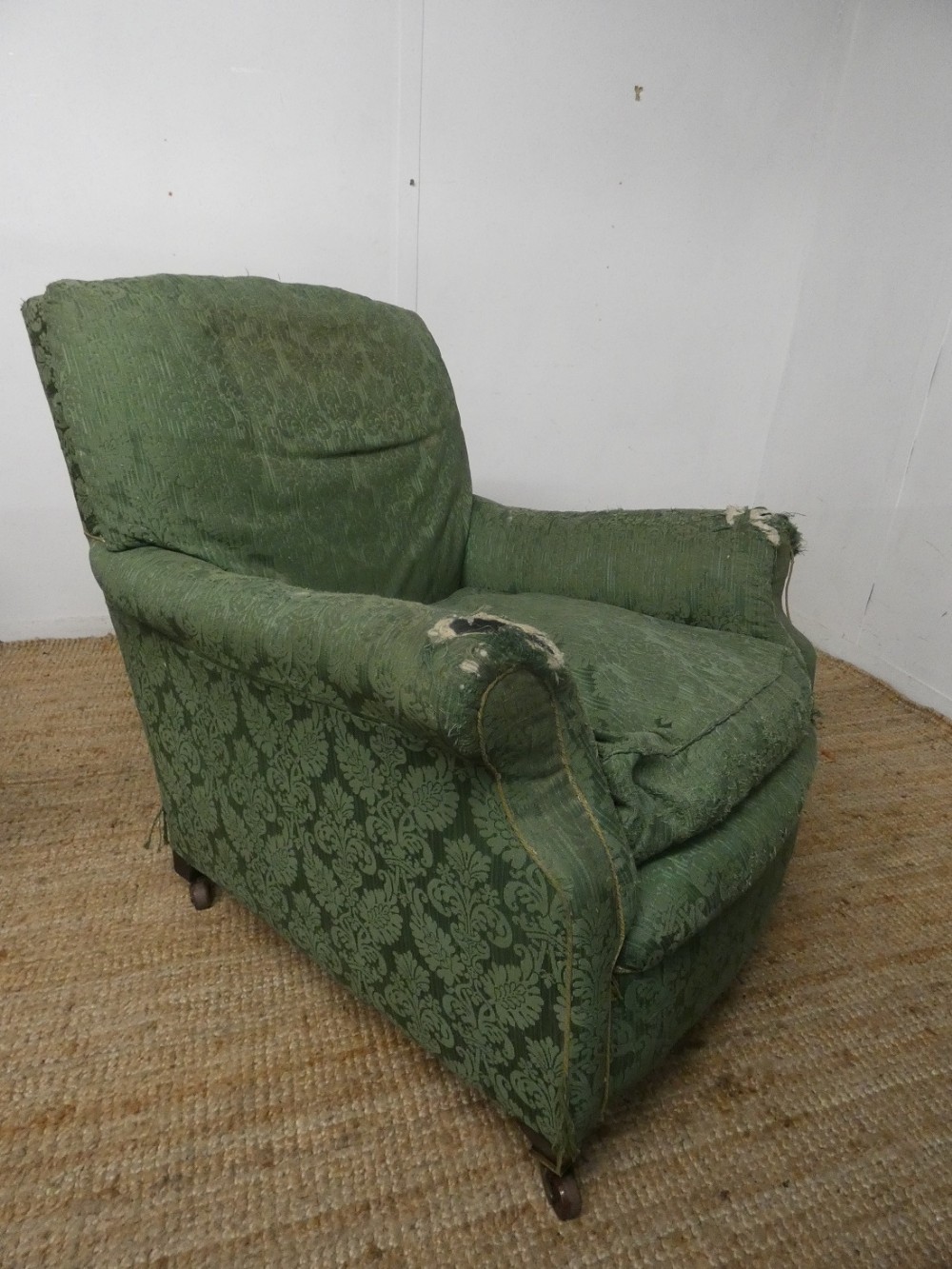 19th Century Arm Chair for Upholstery