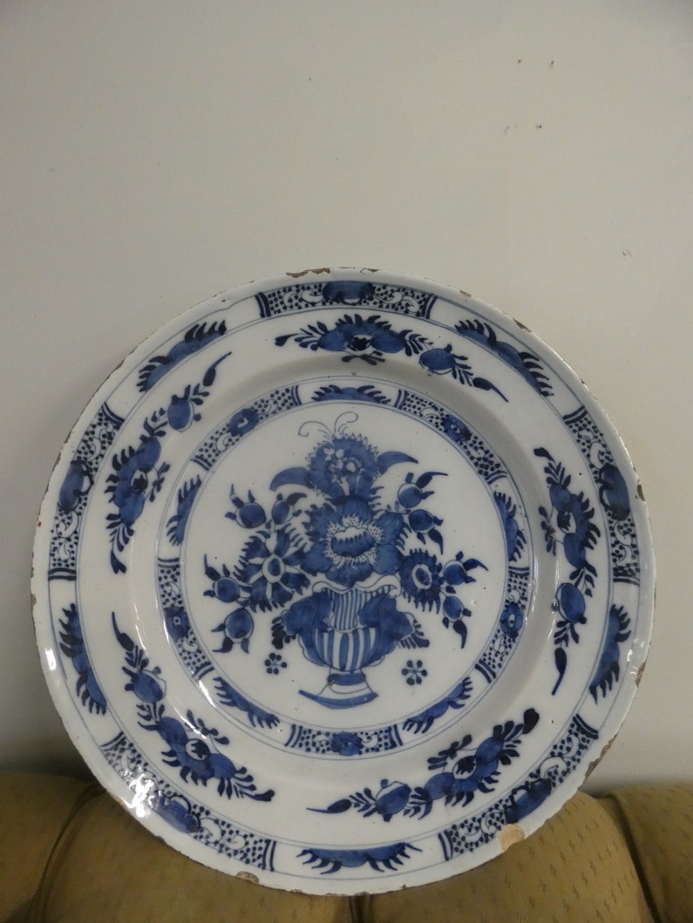 Large 18th Century Delft Charger