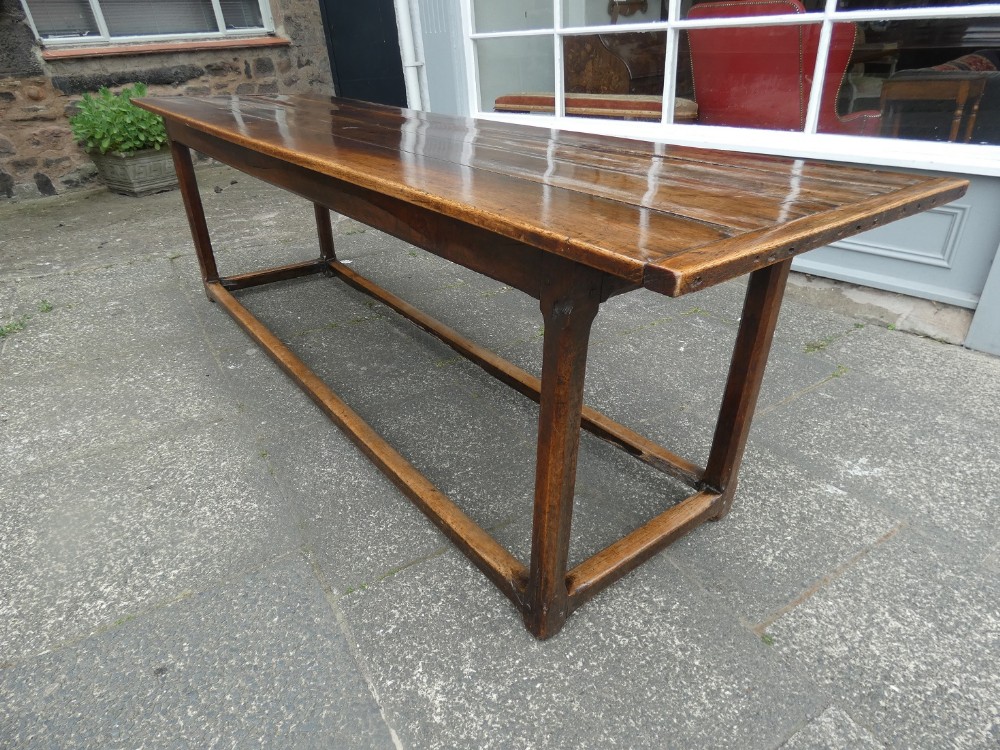 Early 18thC Oak Refectory Table