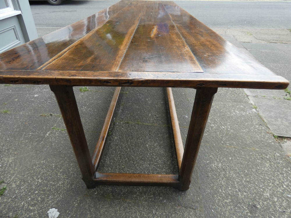 Early 18thC Oak Refectory Table View V