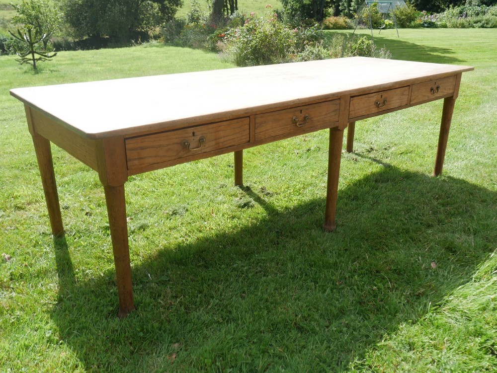 Large Oak Kitchen Table