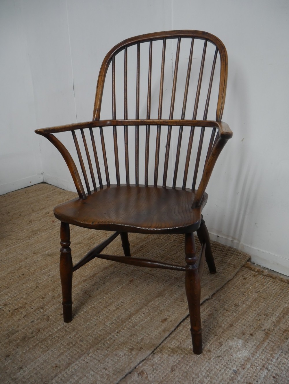 19thC Hoop Back Windsor Chair