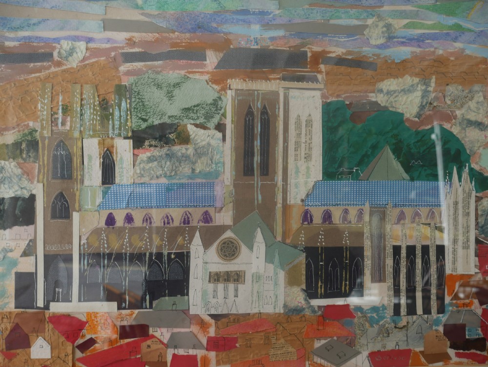 1960s Painting York Minster Deirdre Borlase 1925-2018 View IV