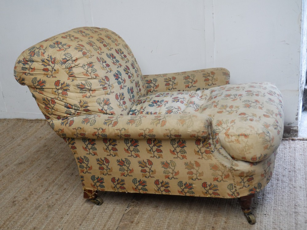English 19thC Deep Arm Chair View X