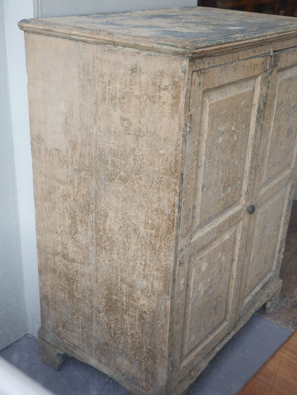 Rare Irish Georgian Painted Cupboard View VIII