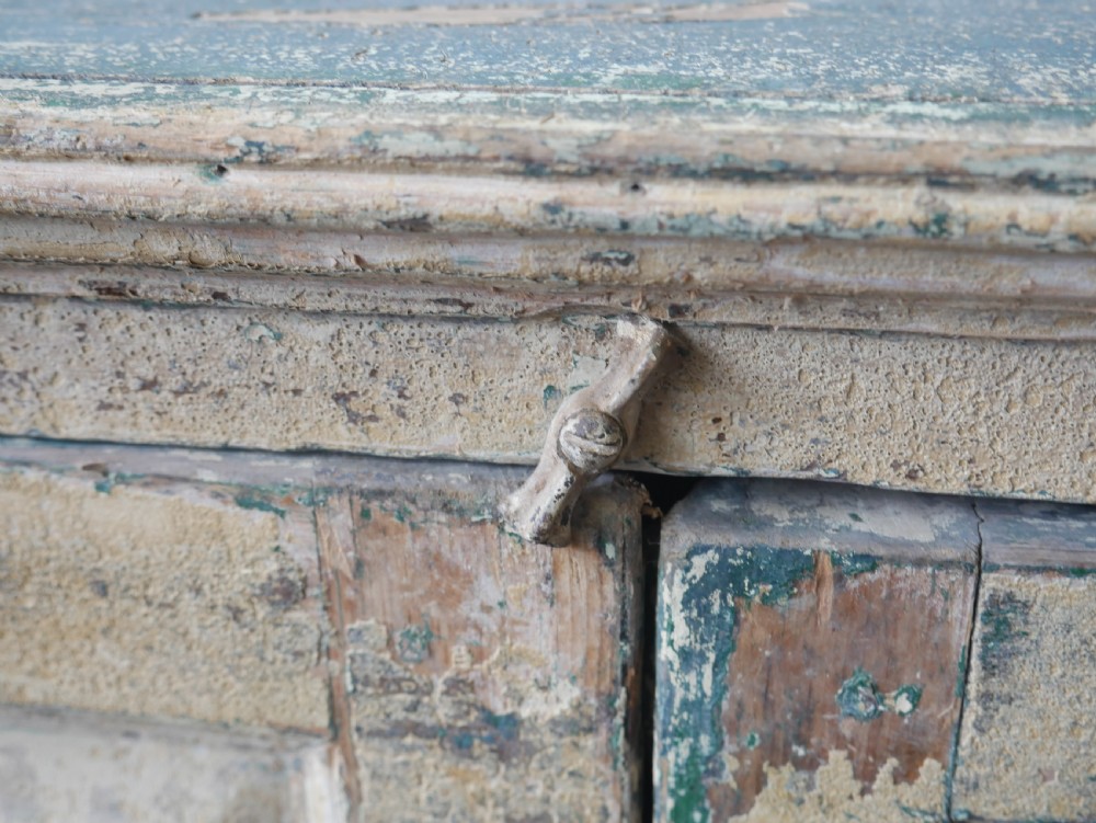 Rare Irish Georgian Painted Cupboard View IX