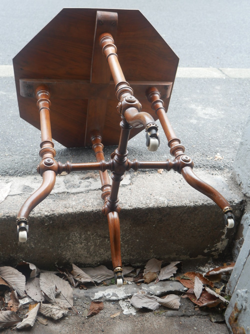 19thC Walnut Side Table View VIII
