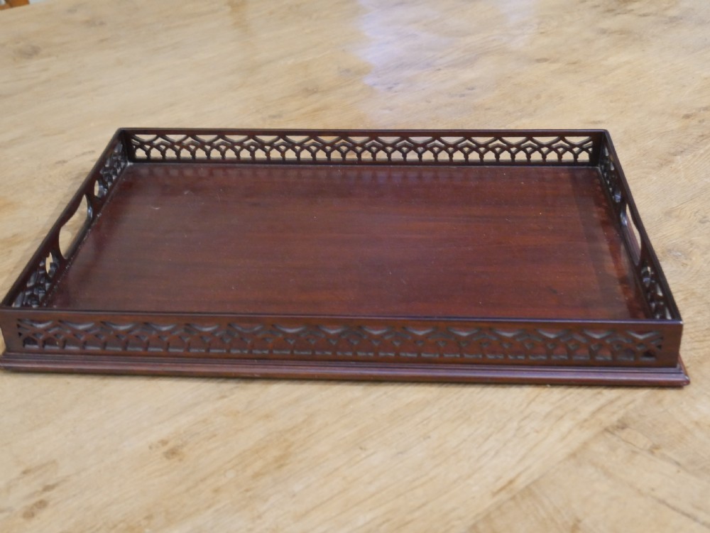 Fine Fretwork Tray