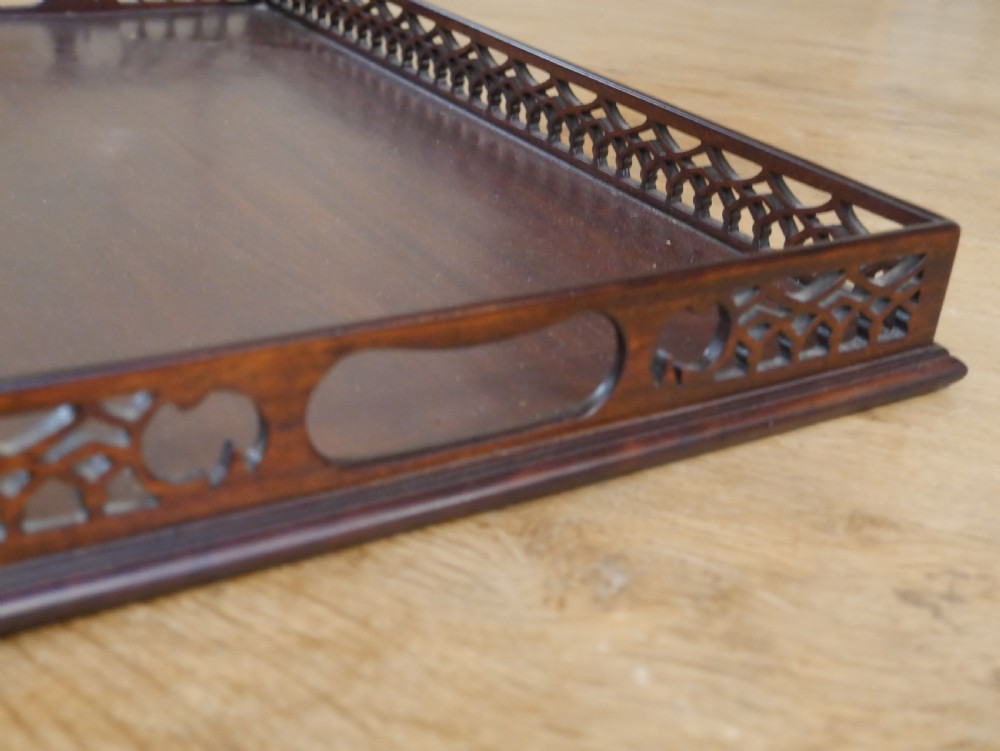Fine Fretwork Tray View II